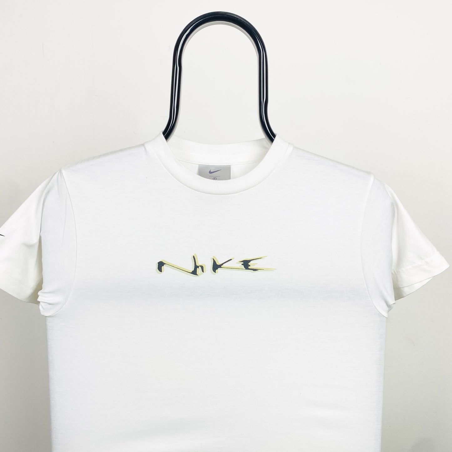 00s Nike Script T-Shirt White XS