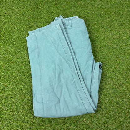 90s Quiksilver Cargo Trousers Joggers Blue XS