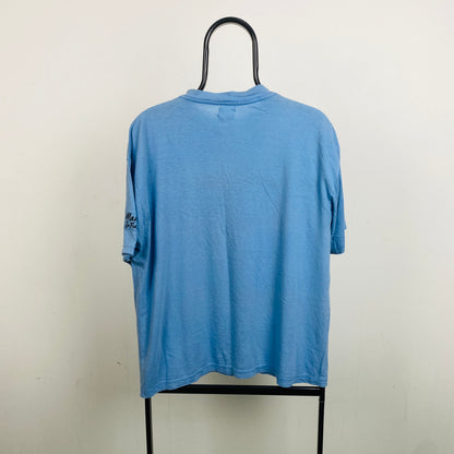 Retro 90s Surf T-Shirt Blue Large