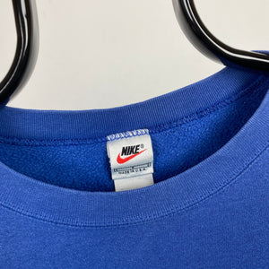 90s Nike Sweatshirt Blue Large