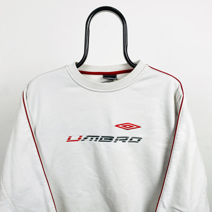 Retro Umbro Sweatshirt White Large