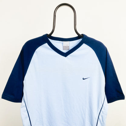 00s Nike Contrast T-Shirt Blue Large