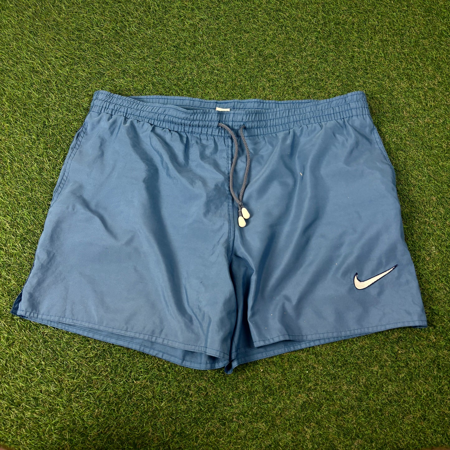 90s Nike Shorts Blue Large