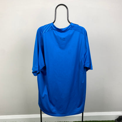 00s Nike T90 Football T-Shirt Blue XL
