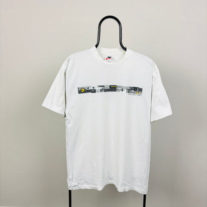 90s Nike Challenge Court T-Shirt White Medium