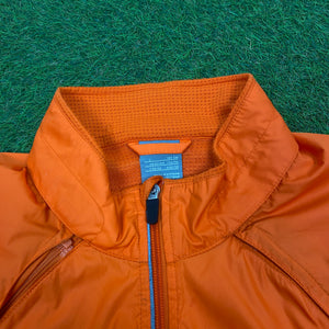 90s Nike Piping Tracksuit Jacket + Joggers Set Orange Large