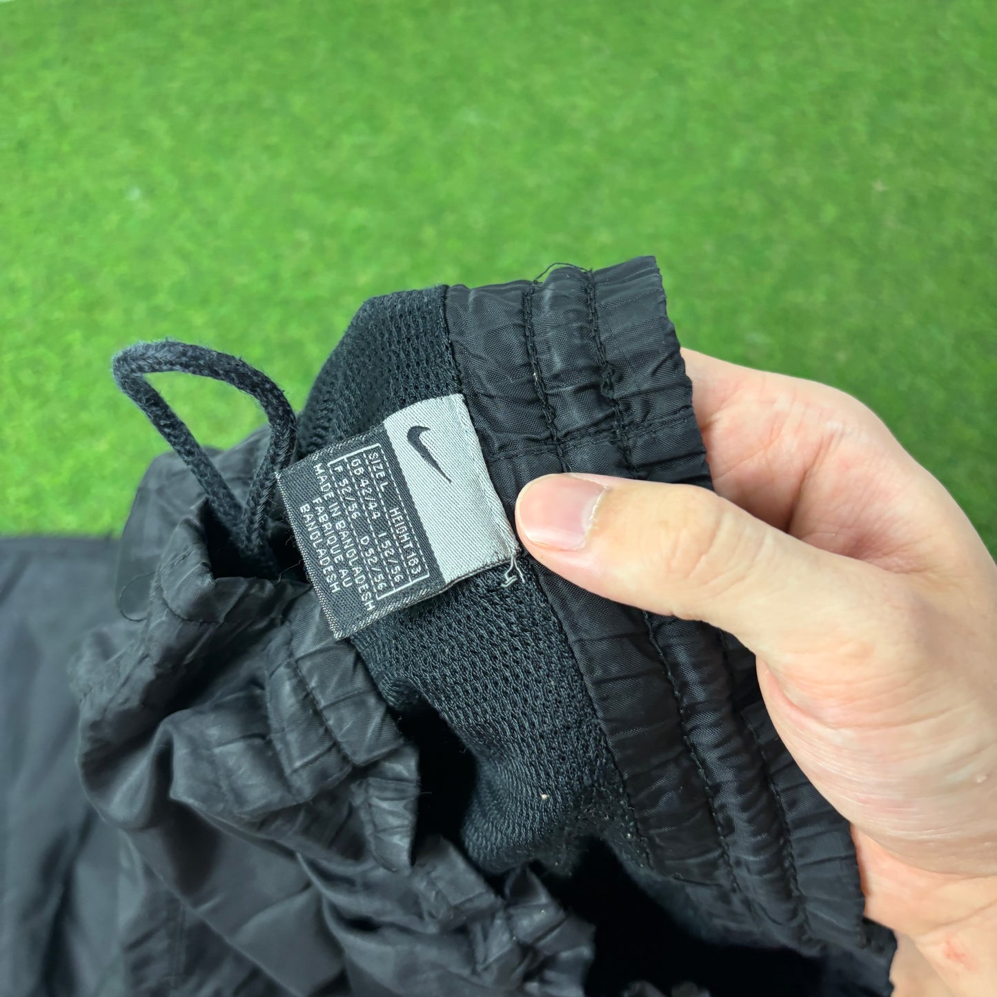 00s Nike Piping Joggers Black Large
