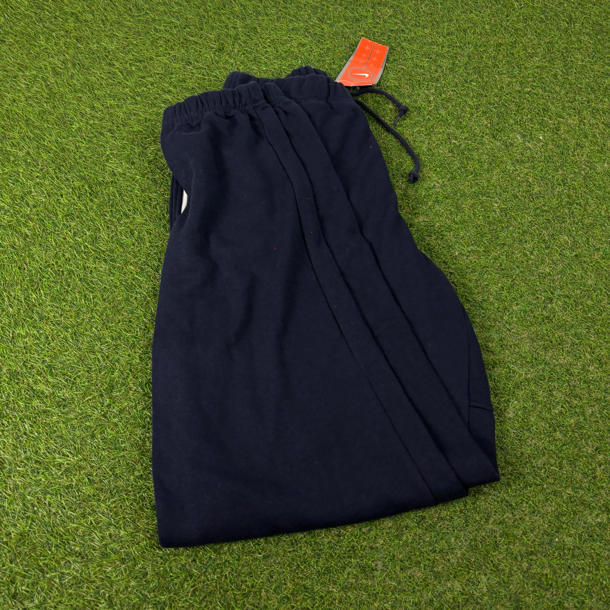 00s Nike Cotton Piping Joggers Blue XL
