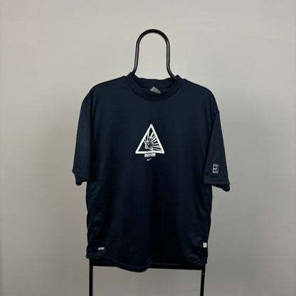 00s Nike Tennis T-Shirt Blue Large