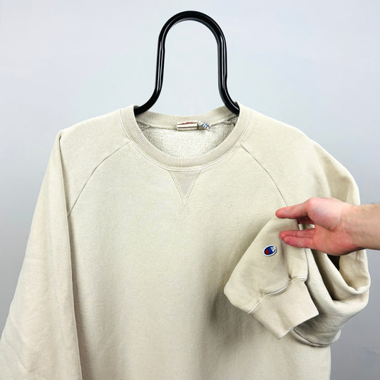 90s Champion Reverse Weave Sweatshirt Brown Medium