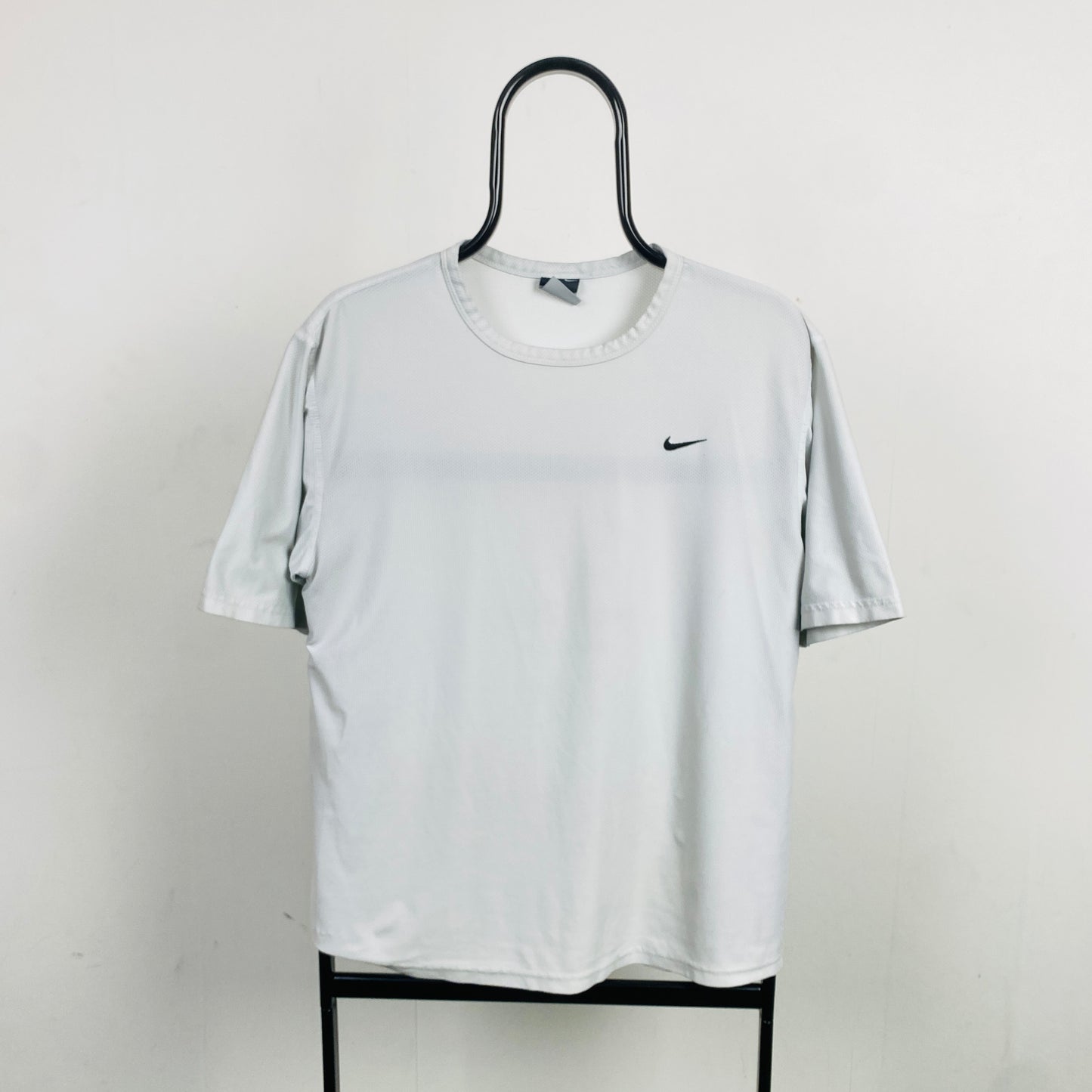 00s Nike Football Shirt T-Shirt White Small