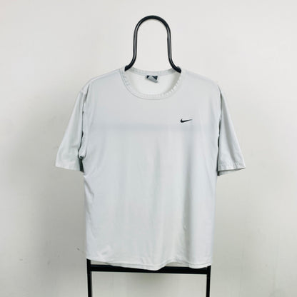 00s Nike Football Shirt T-Shirt White Small