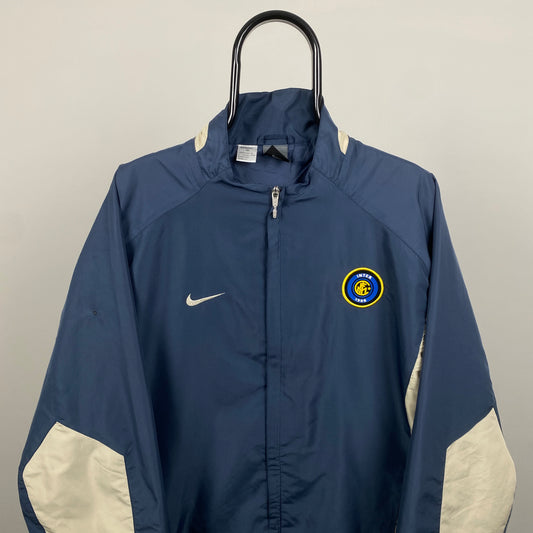 00s Nike Inter Milan Windbreaker Jacket Blue Largen