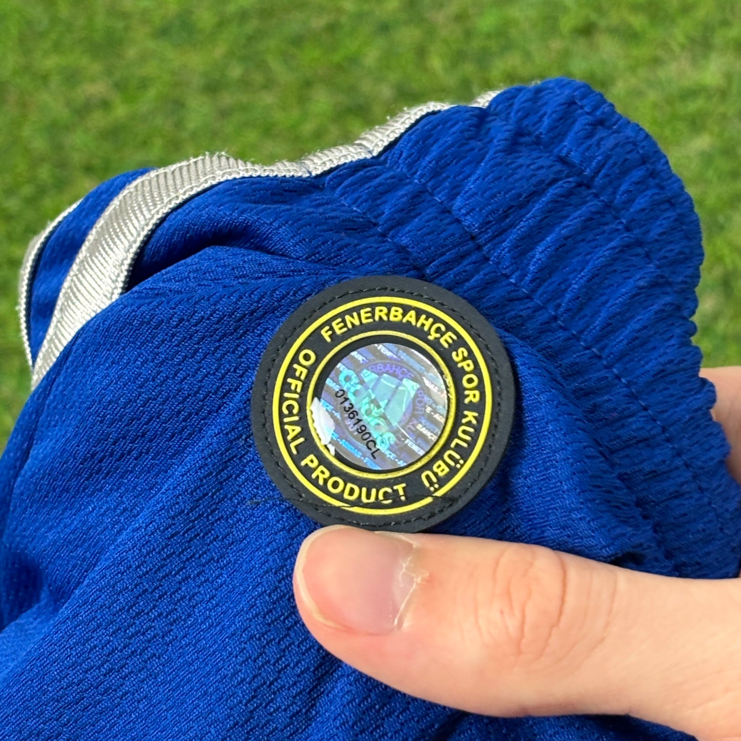 00s Adidas Fenerbahce Football Shorts Blue Medium