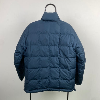 00s Nike ACG Reversible Puffer Coat Jacket Blue Medium