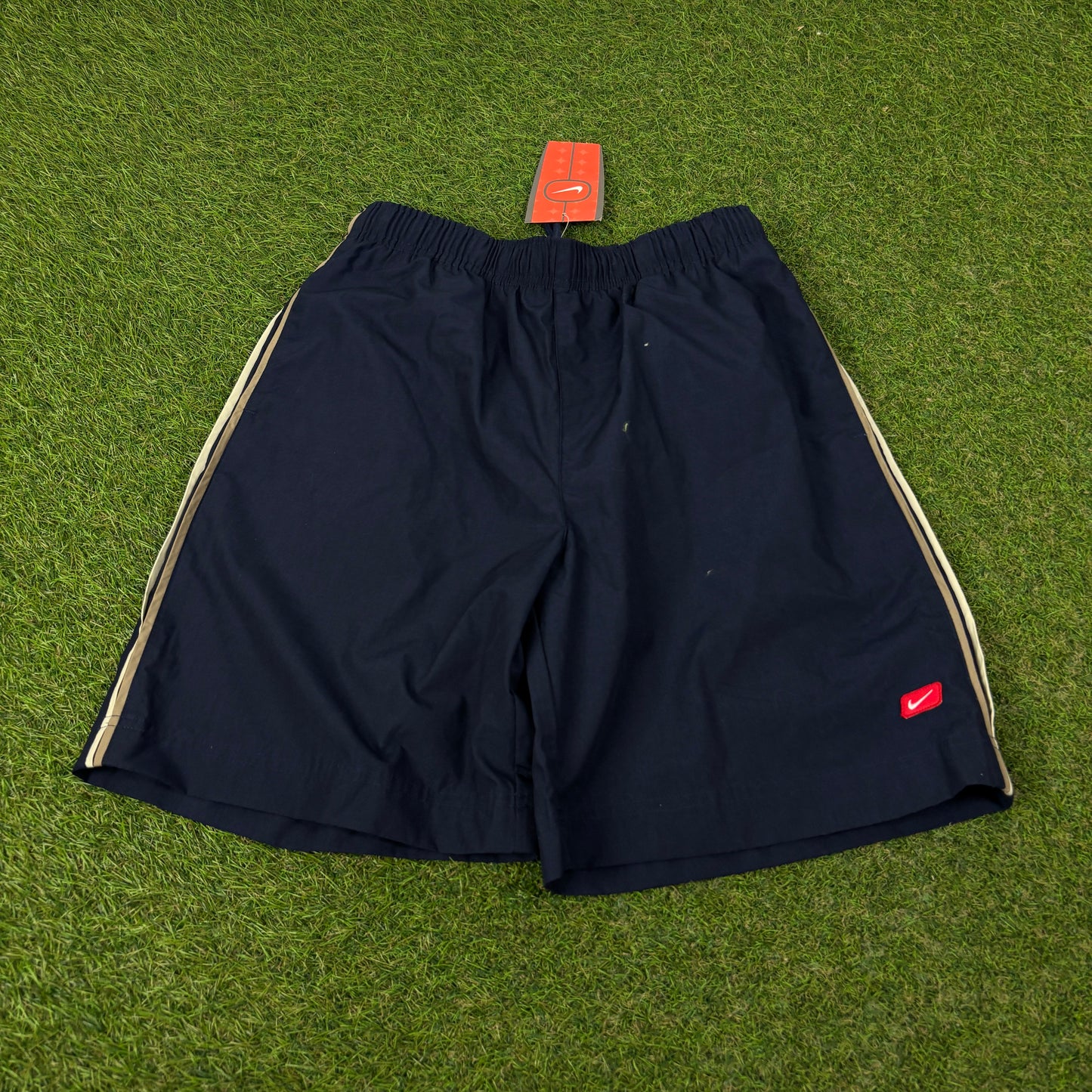00s Nike Piping Shorts Blue XS