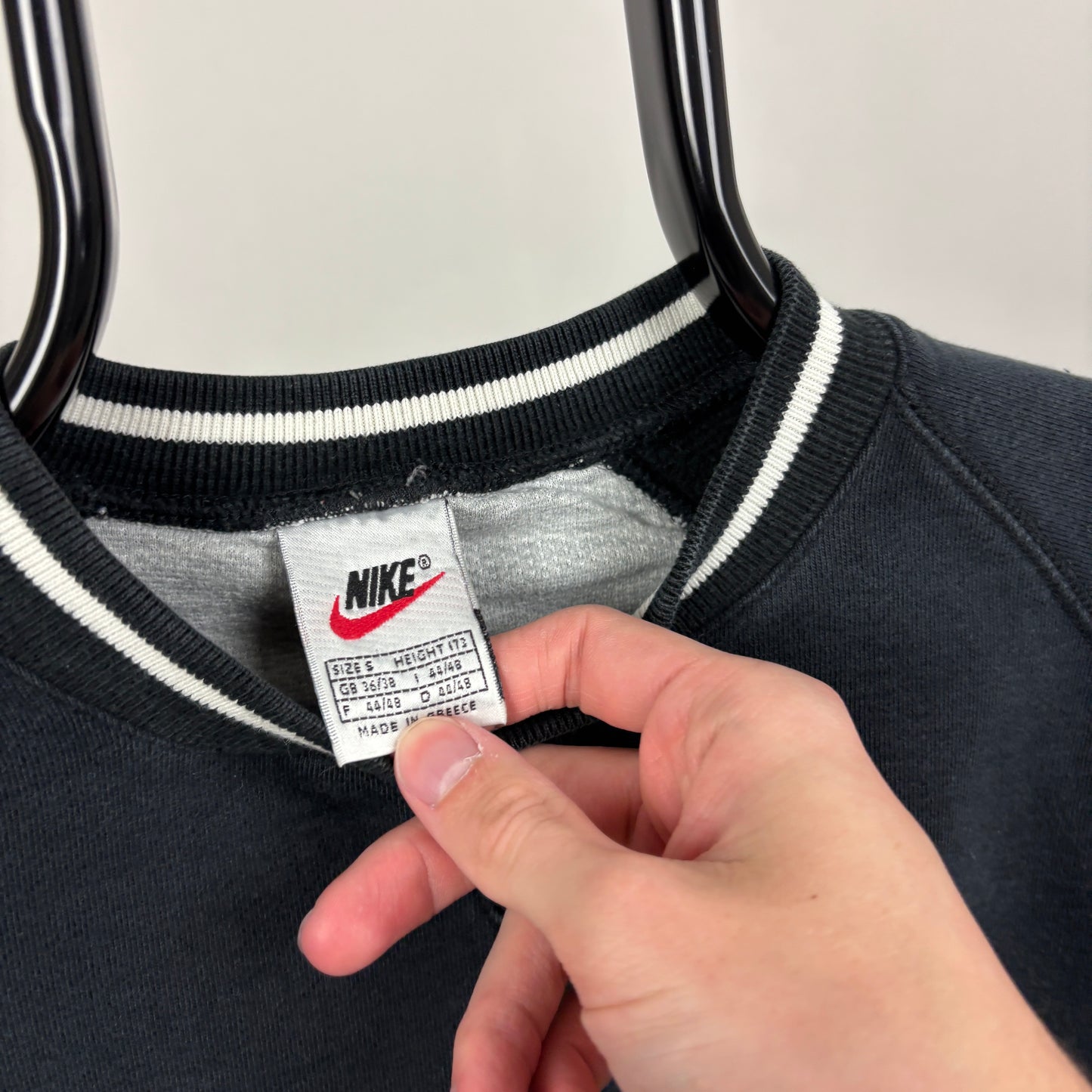 90s Nike Sweatshirt Black Small