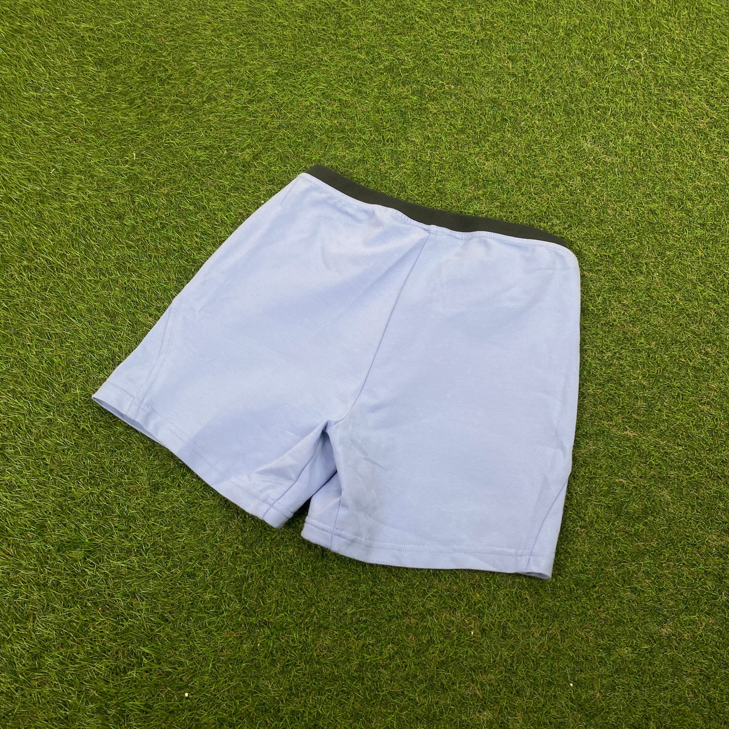 90s Nike Cotton Skinny Shorts Blue Medium