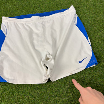 00s Nike Football Shorts White Large