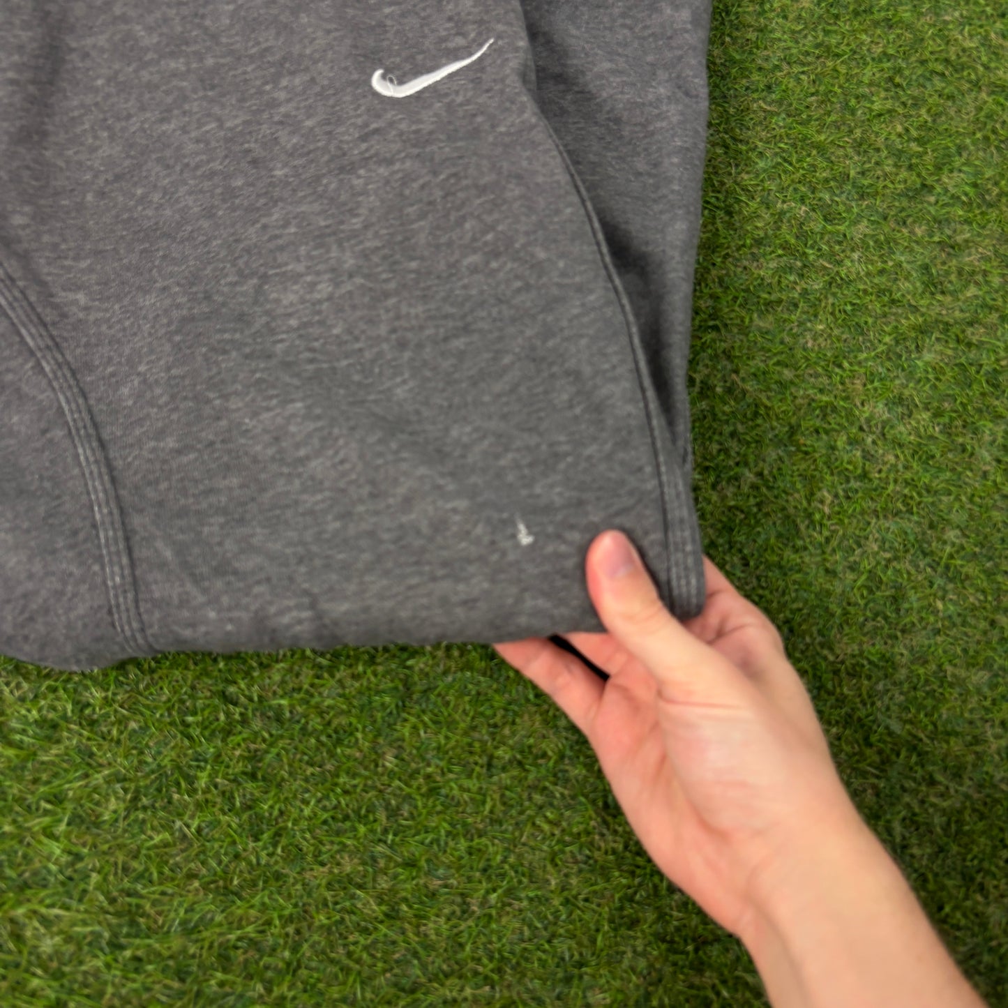 00s Nike Cotton Joggers Grey Small