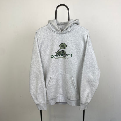 Retro Carhartt Hoodie Grey XL