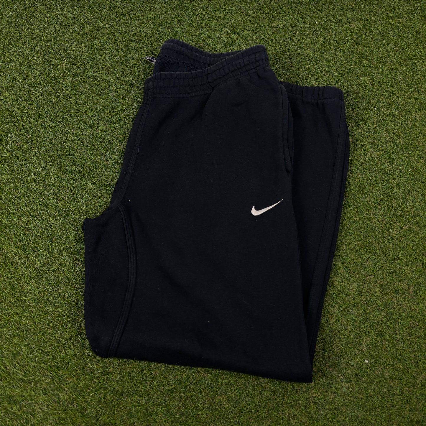 00s Nike Wide Leg Cotton Joggers Blue Large