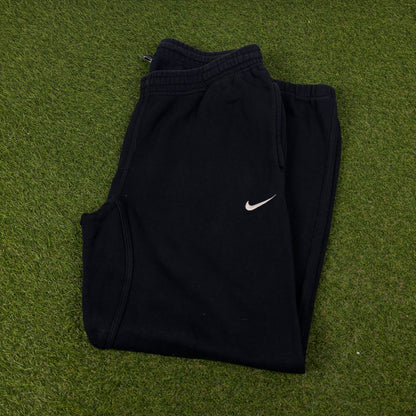00s Nike Wide Leg Cotton Joggers Blue Large