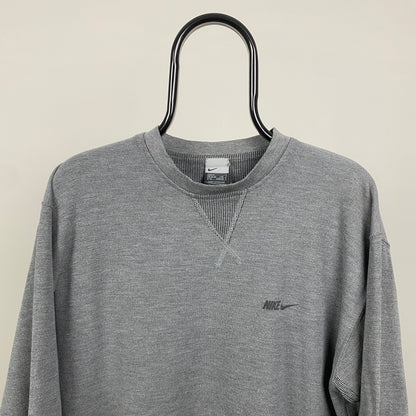 00s Nike Sweatshirt Grey Medium