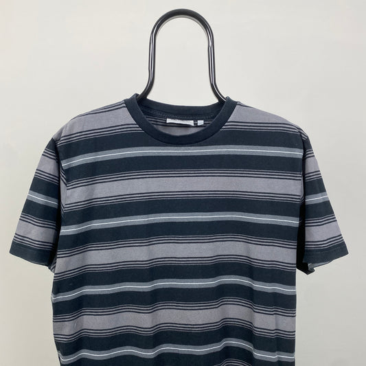 00s Carhartt Striped T-Shirt Black Large