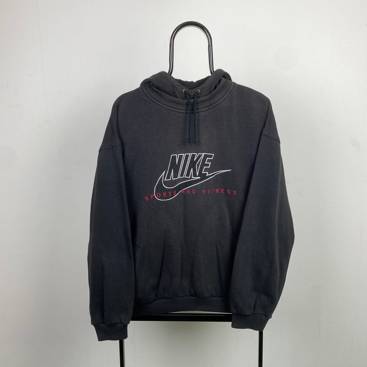 90s Nike Hoodie Black Small