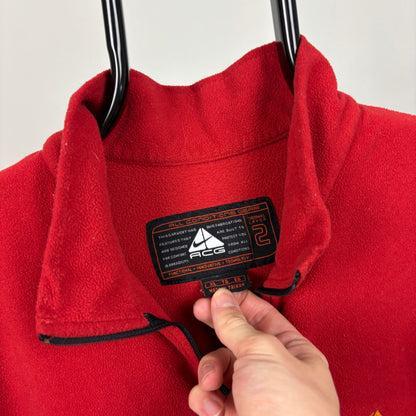 90s Nike ACG Fleece Sweatshirt Red XL