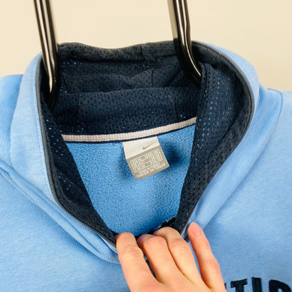 00s Nike Athletic Hoodie Baby Blue XL