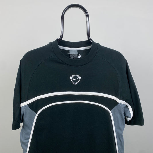 00s Nike Piping T-Shirt Black Small
