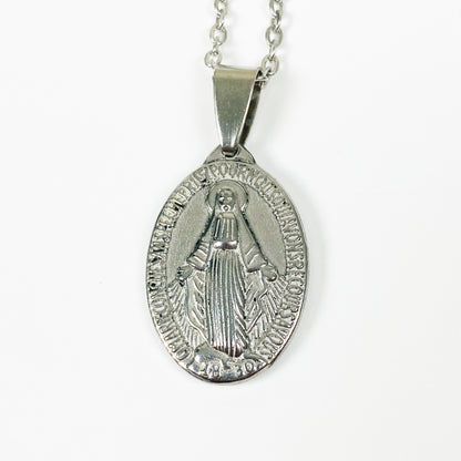 Jesus Piece Necklace .925 Silver