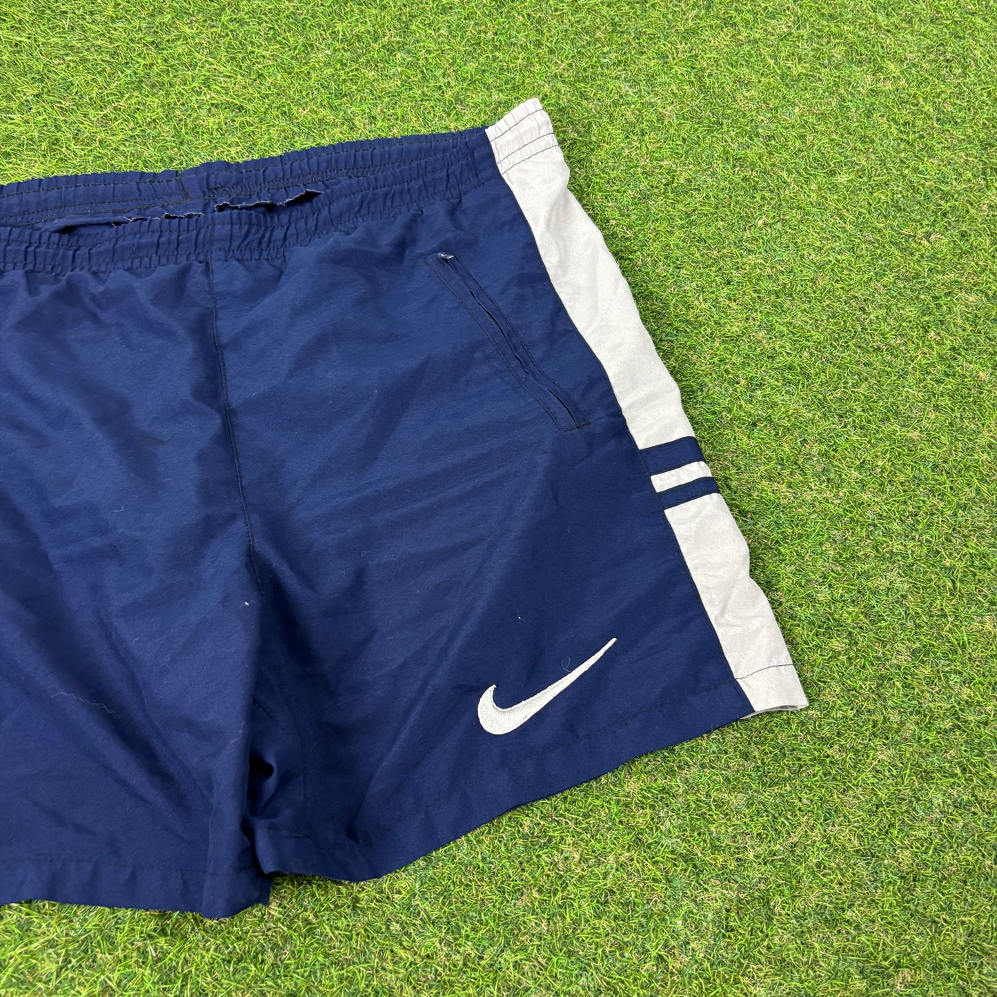 00s Nike Zip Pocket Shorts Blue XL