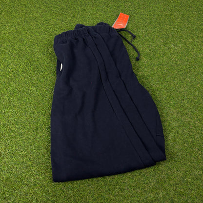 00s Nike Cotton Piping Joggers Blue XL