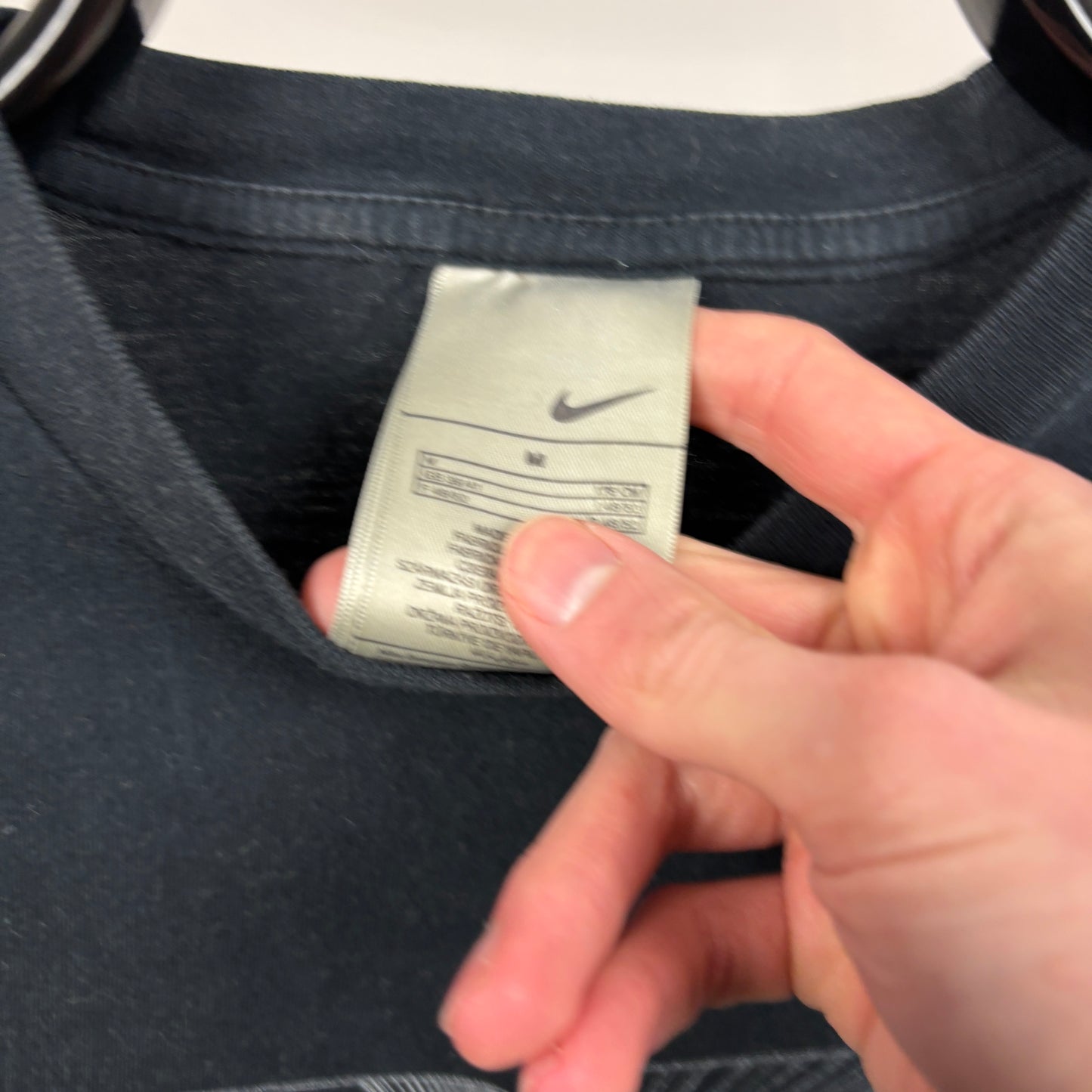 00s Nike Air Max 87 T-Shirt Black Medium