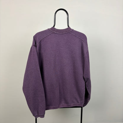 90s Nike Sweatshirt Purple Medium