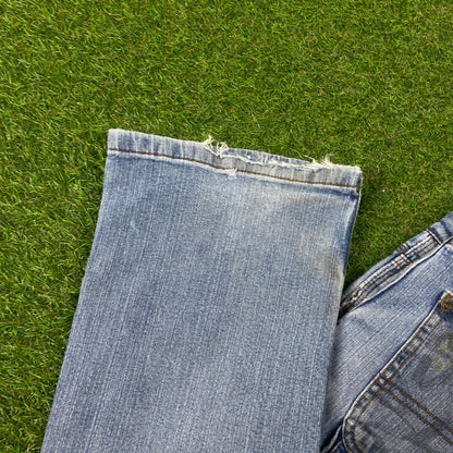 00s Carhartt Carpenter Jeans Joggers Blue Small