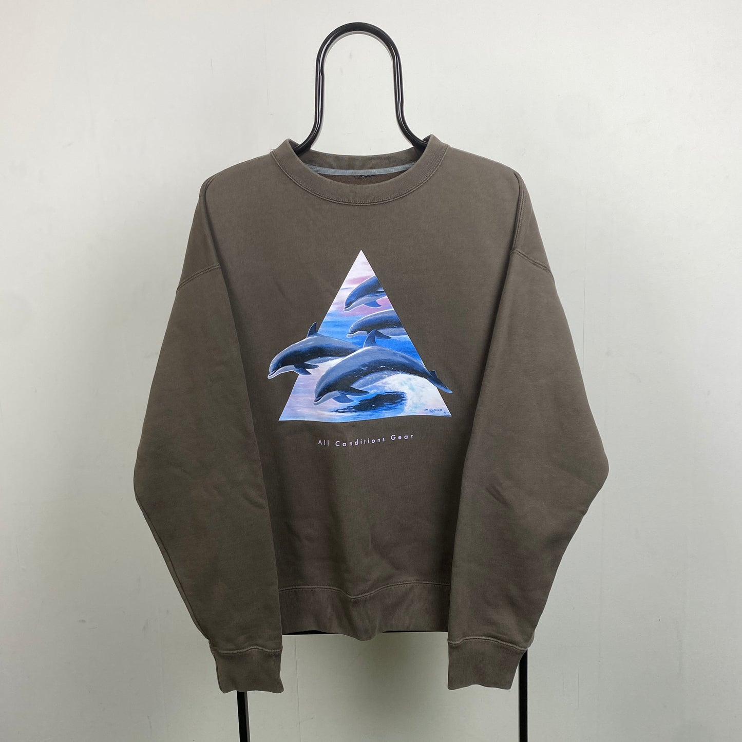 00s Nike ACG Dolphin Sweatshirt Brown Large