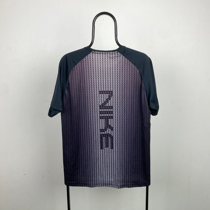 90s Nike Centre Swoosh T-Shirt Black Medium