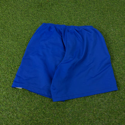 90s Adidas Football Shorts Blue Large