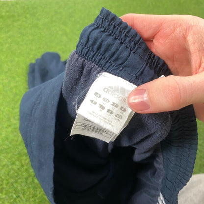 00s Adidas Piping Joggers Blue Medium