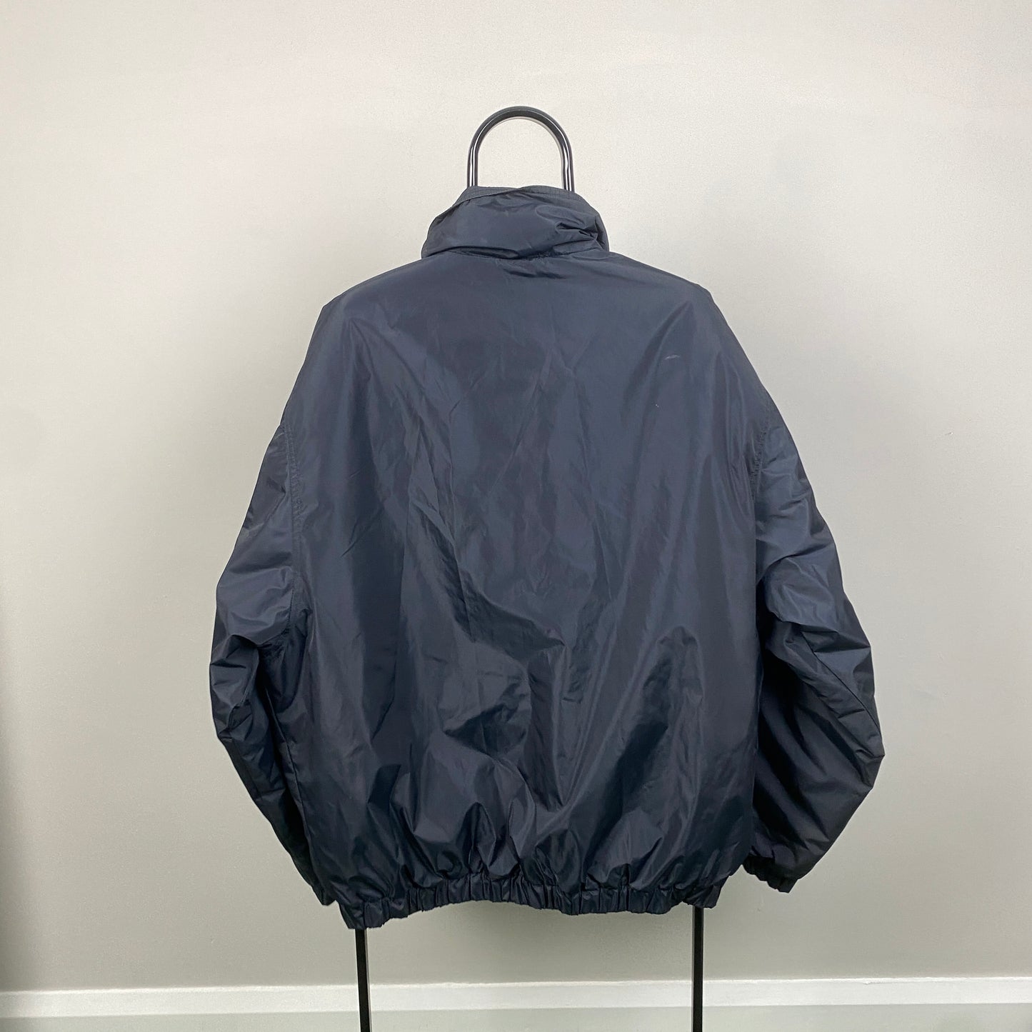 90s Adidas Puffer Jacket Blue Large