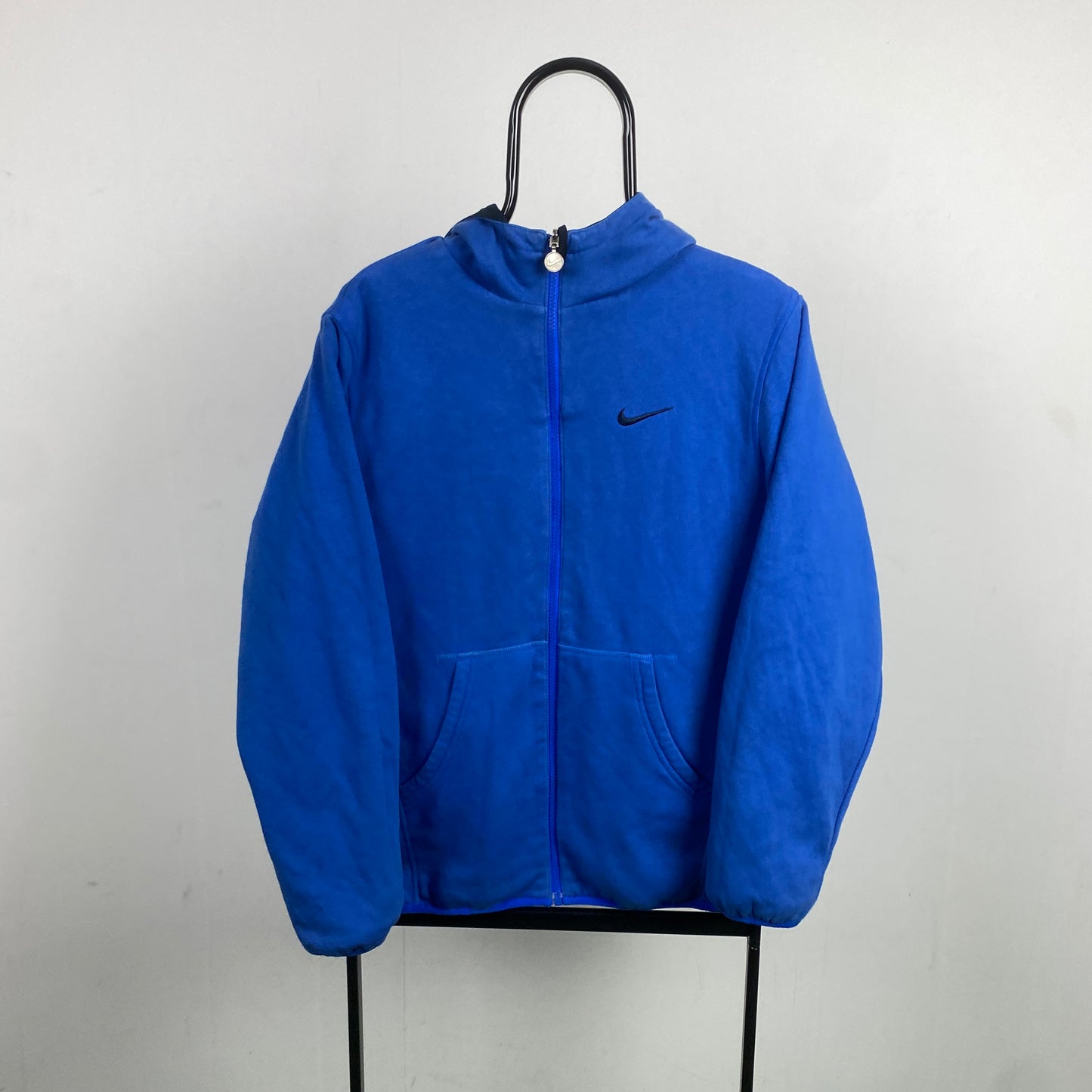 00s Nike Reversible Piping Coat Jacket Blue Small