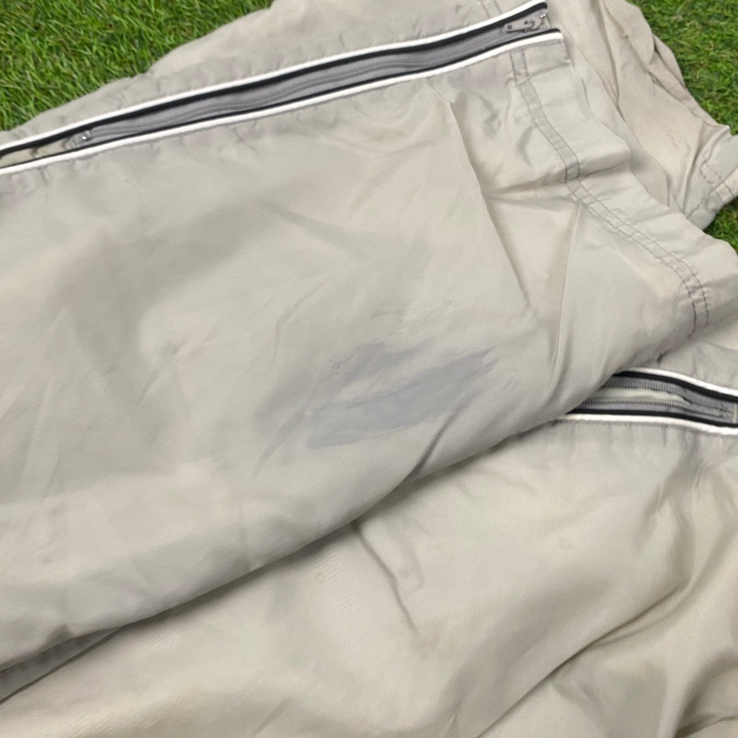 00s Nike Piping Joggers Grey Large