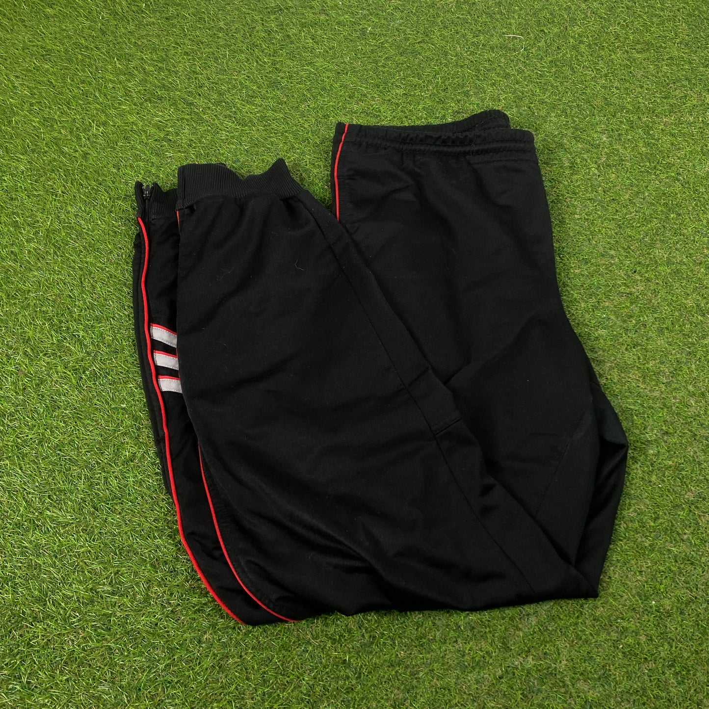 90s Adidas Piping Joggers Black XL