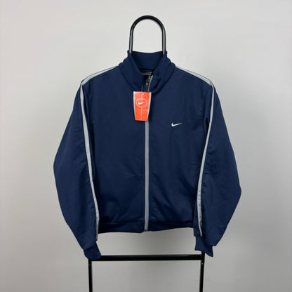 00s Nike Windbreaker Track Jacket Blue XS