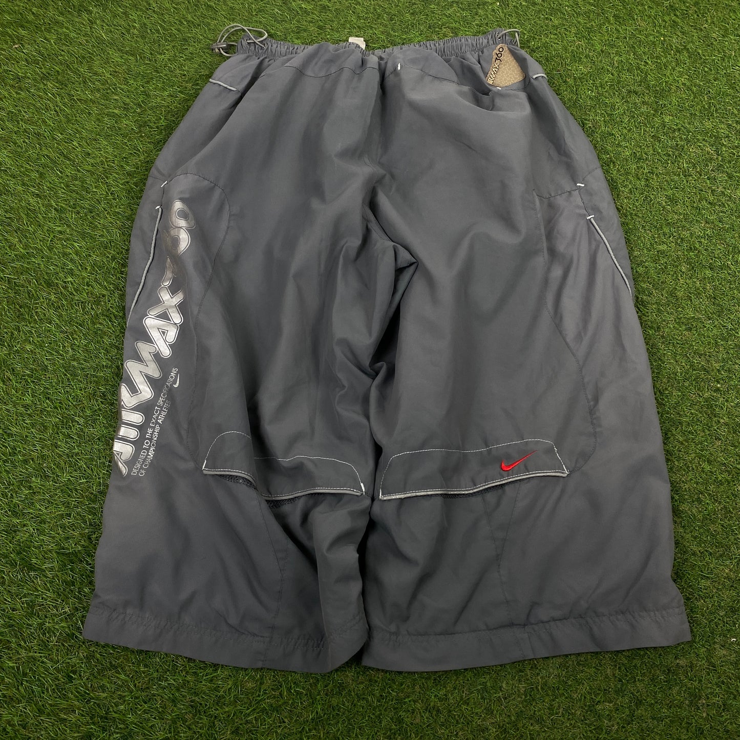 00s Nike Air Max Baggy Piping Shorts Grey XL