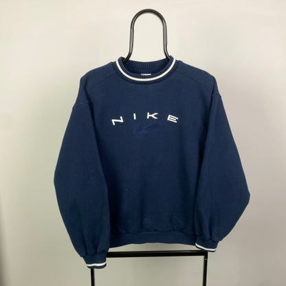 90s Nike Sweatshirt Blue Small